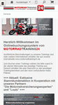Mobile Screenshot of motorradtraining24-buchen.de